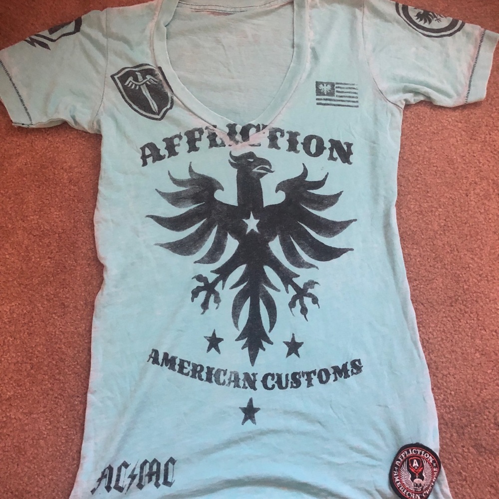 Affliction V-neck T-shirt